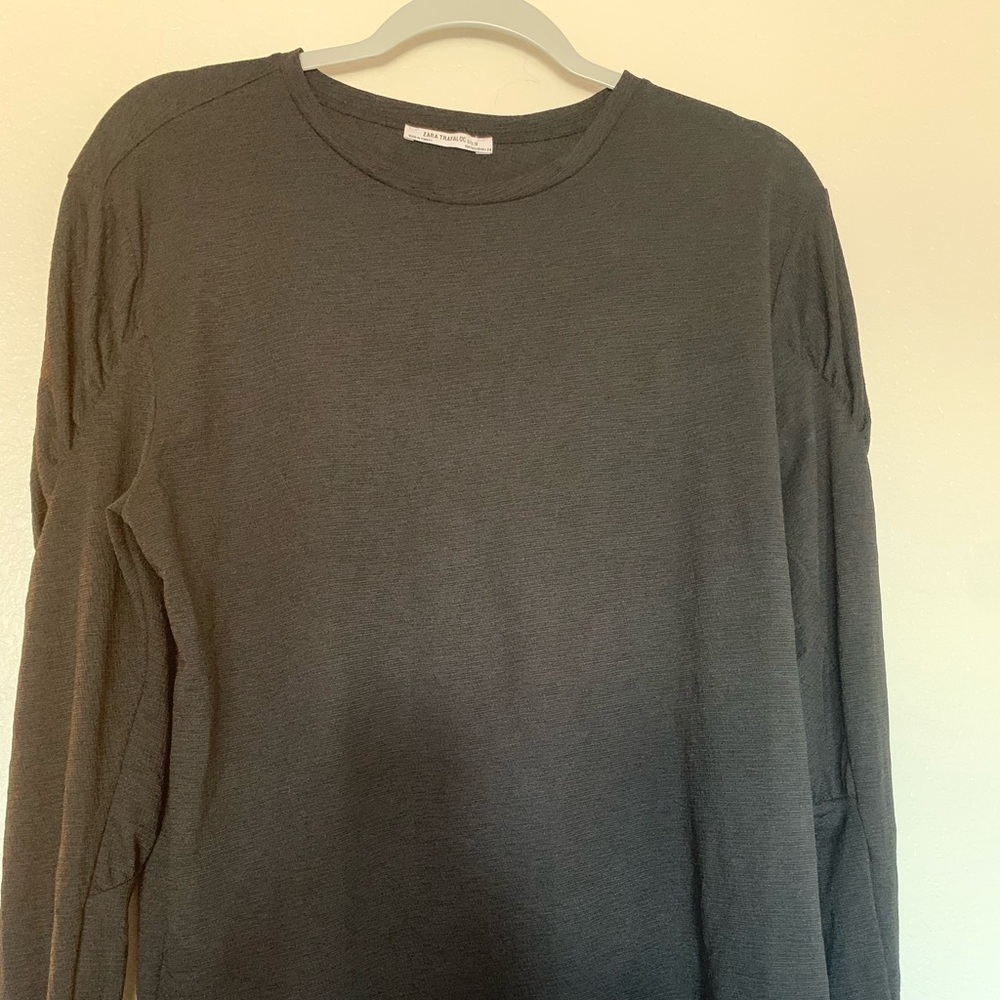 Zara blouse with unique stitching detail for the arms